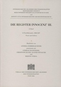 Cover: Die Register Innocenz' III., 9. Band - Verlag der &ouml;sterreichischen Akademie der Wissenschaften