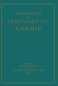 Enlarge image Cover: Wasser und Luft - Springer