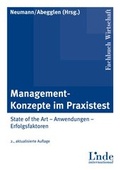 Cover: Management-Konzepte im Praxistest - Linde Verlag Wien