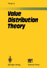 Enlarge image Cover: Value Distribution Theory - Springer
