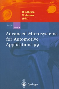 Enlarge image Cover: Advanced Microsystems for Automotive Applications 99 - Springer