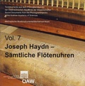 Cover: Joseph Haydn ? S&auml;mtliche Fl&ouml;tenuhren - Verlag der &ouml;sterreichischen Akademie der Wissenschaften