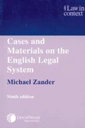 Cover: Cases and Materials on the English Legal System - LexisNexis UK