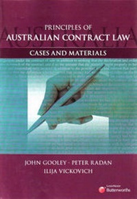 Abbildung von: Principles of Australian Contract Law - Butterworths