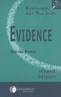 Enlarge image Cover: Evidence - LexisNexis UK