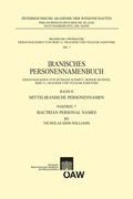 Cover: Bactrian Personal Names - Verlag der &ouml;sterreichischen Akademie der Wissenschaften