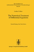 Cover: The Numerical Treatment of Differential Equations - Springer