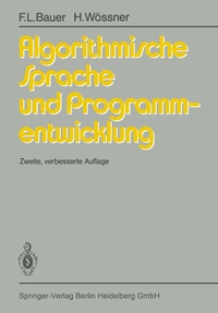 Enlarge image Cover: Algorithmische Sprache und Programmentwicklung - Springer