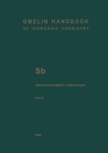 Cover: Sb Organoantimony Compounds - Springer
