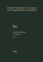 Cover: Ge Organogermanium Compounds - Springer