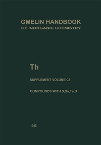 Enlarge image Cover: Th Thorium - Springer