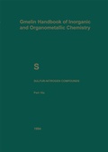 Cover: S Sulfur-Nitrogen Compounds - Springer