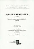Cover: Grazer Nuntiatur, 4. Band - Verlag der &ouml;sterreichischen Akademie der Wissenschaften