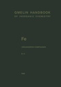 Cover: Fe Organoiron Compounds Part B13 - Springer