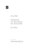 Cover: For Alina - Universal Edition AG