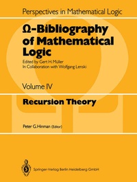 Abbildung von: O-Bibliography of Mathematical Logic - Springer