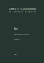 Cover: Be Beryllium - Springer