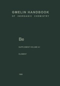 Cover: Be Beryllium - Springer
