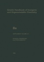 Cover: Be Beryllium - Springer