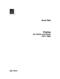 Cover: Fratres - Universal Edition AG