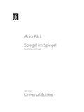 Cover: Spiegel Im Spiegel - Universal Edition AG