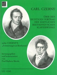 Abbildung von: Über den richtigen Vortrag der sämtlichen Beethoven'schen Klavierwerke - Universal Edition