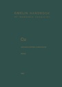 Cover: Cu Organocopper Compounds - Springer