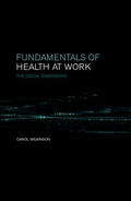 Cover: Fundamentals of Health at Work - CRC Press