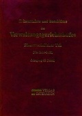 Cover: Erkenntnisse und Beschl&uuml;sse des Verwaltungsgsgerichtshofes - Verlag &Ouml;sterreich