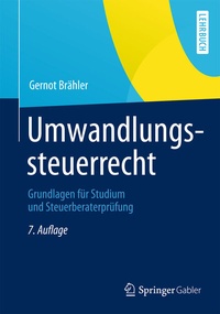 Abbildung von: Umwandlungssteuerrecht - Springer Gabler