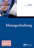 Cover: Managerhaftung - Verlag &Ouml;sterreich