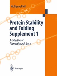 Enlarge image Cover: Protein Stability and Folding - Springer