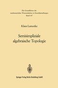 Cover: Semisimpliziale algebraische Topologie - Springer