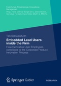 Cover: Embedded Lead Users inside the Firm - Springer Gabler
