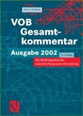 Cover: VOB Vergabe- und Vertragsordnung f&uuml;r Bauleistungen - Gesamtkommentar - Vieweg+Teubner Verlag