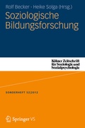 Cover: Soziologische Bildungsforschung - Springer VS