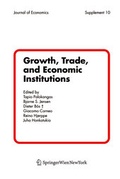 Cover: Growth, Trade and Economic Institutions - Verlag &Ouml;sterreich