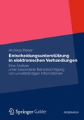 Bild: Entscheidungsunterst&uuml;tzung in elektronischen Verhandlungen - Springer Gabler