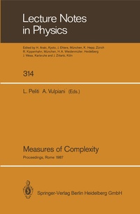 Enlarge image Cover: Measures of Complexity - Springer