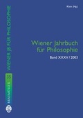 Cover: Wiener Jahrbuch f&uuml;r Philosophie - new academic press