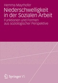 Cover: Niederschwelligkeit in der Sozialen Arbeit - Springer VS