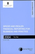 Cover: Financial Reporting for Business and Practice 2004 - Butterworths Tolley