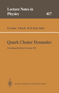 Abbildung von: Quark Cluster Dynamics - Springer
