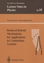 Cover: Reduced Kinetic Mechanisms for Applications in Combustion Systems - Springer