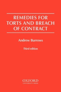Abbildung von: Remedies for Torts and Breach of Contract - LexisNexis UK