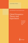 Cover: Chiral Dynamics: Theory and Experiment - Springer