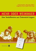 Cover: Mehr oder Weininger - new academic press
