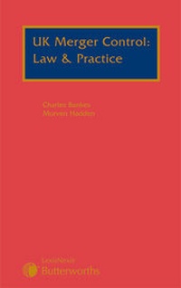 Enlarge image Cover: UK Merger Control: Law & Practice - Butterworths Law