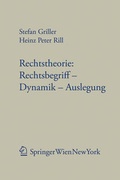 Cover: Rechtstheorie: Rechtsbegriff - Dynamik - Auslegung - Verlag &Ouml;sterreich