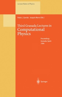 Enlarge image Cover: Third Granada Lectures in Computational Physics - Springer
